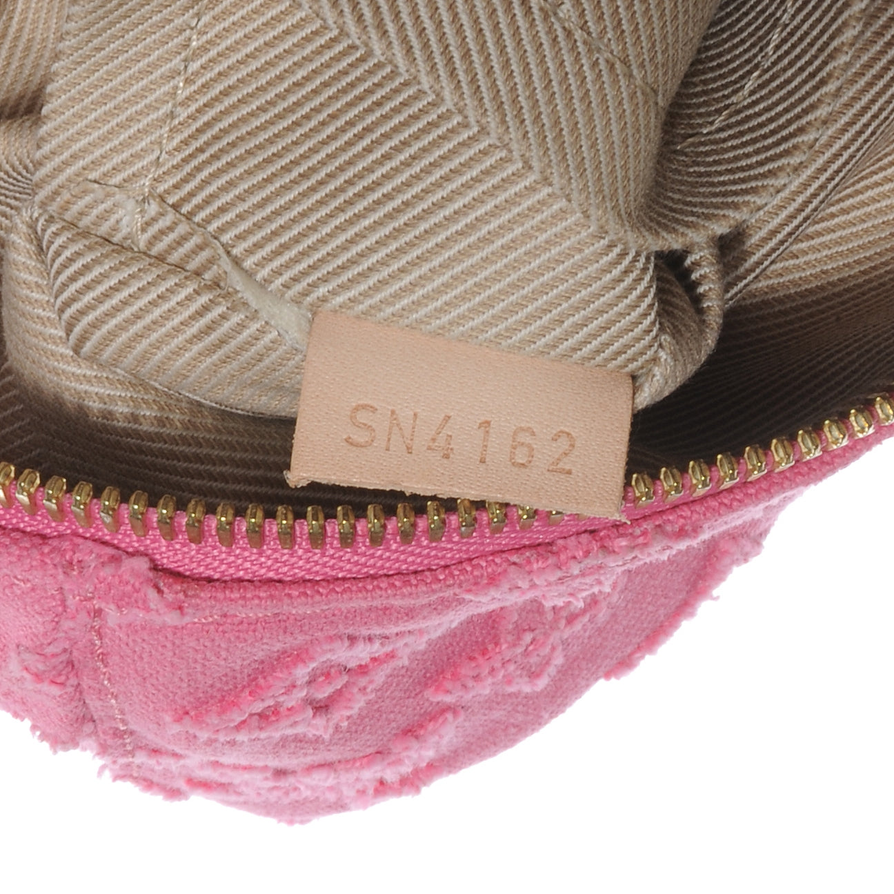 Louis Vuitton Denim Monogram Stone Speedy 35 Rose 8 of 8