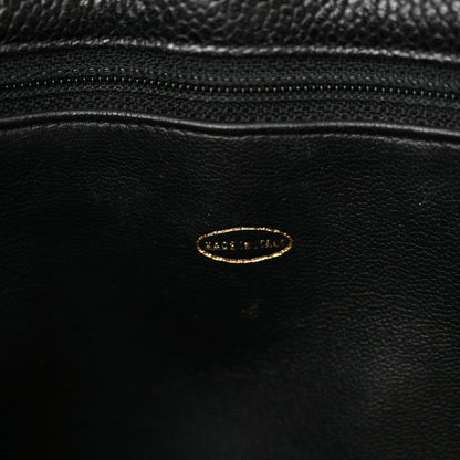 Chanel Caviar Flap Shoulder Bag Black 7 of 15