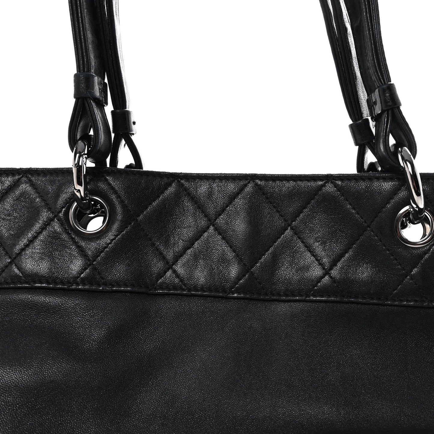 Lambskin CC Shoulder Bag Black