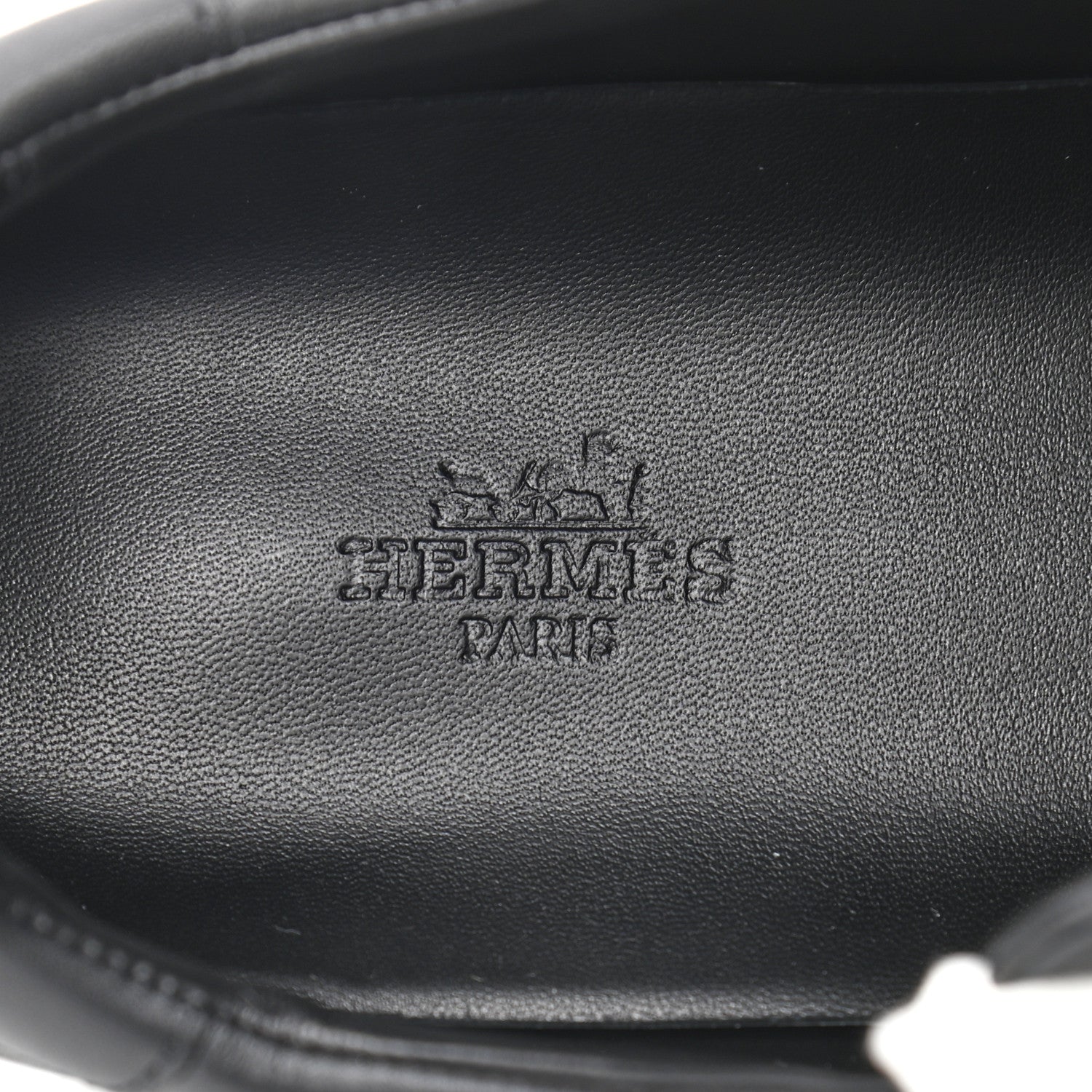 Hermes Calfskin Day Sneakers 37 Black 9 of 10