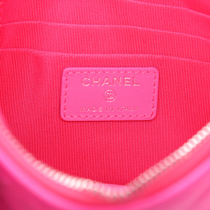 Chanel Goatskin Quilted Medium Reissue Cosmetic Case Pink 6 of 7