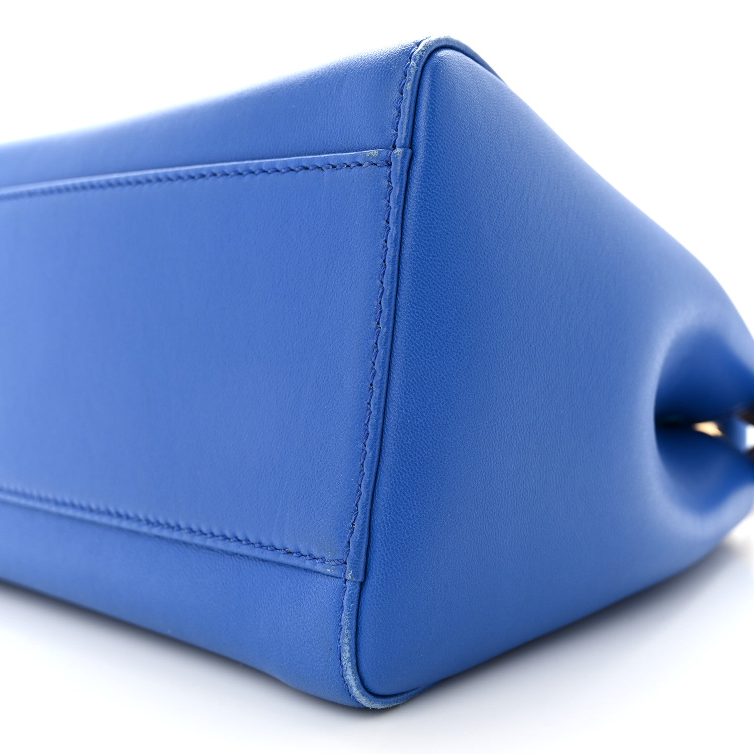 Fendi Nappa Mini Peekaboo Iconic Satchel Bleuette 10 of 12
