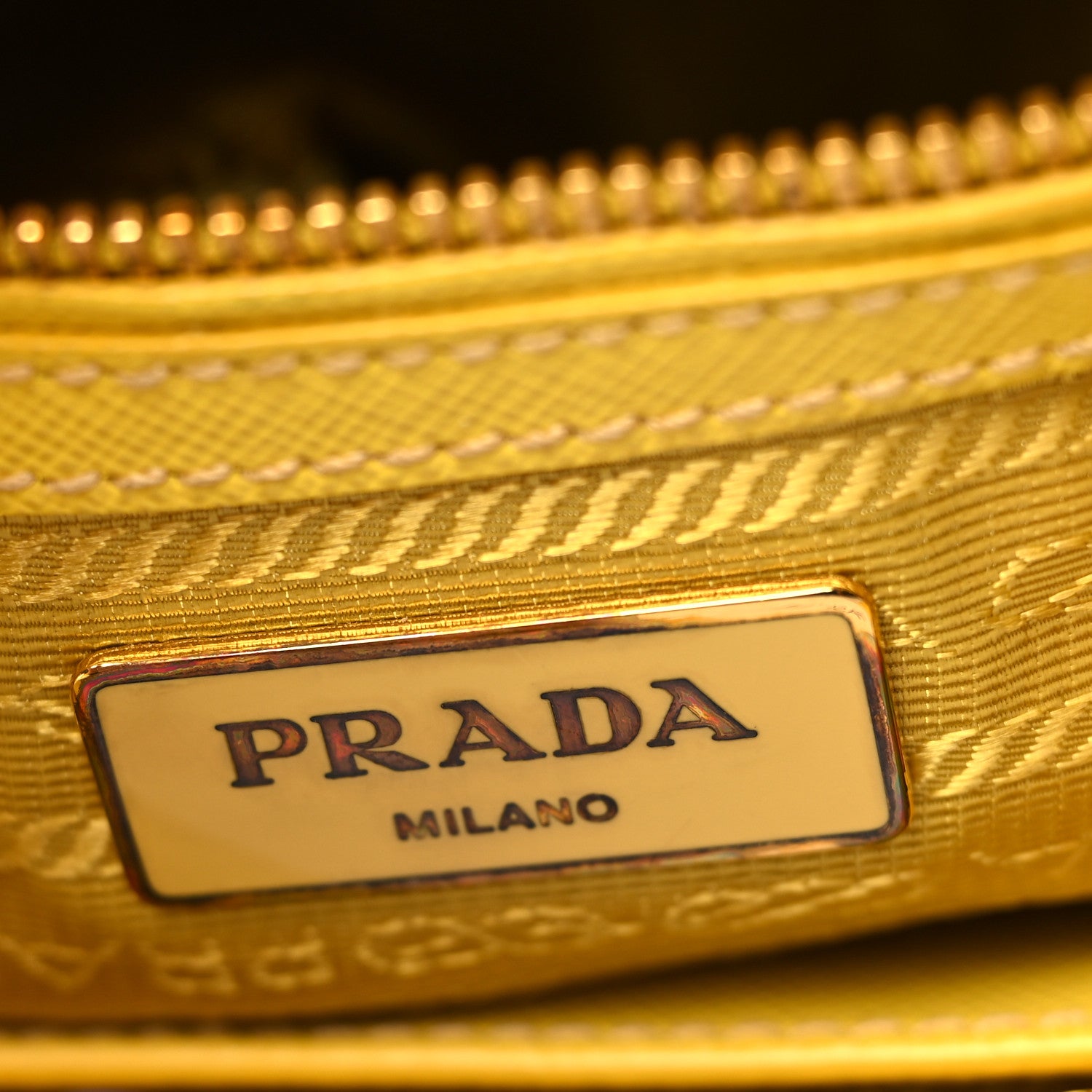 Prada Saffiano Small Galleria Double Zip Tote Soleil 6 of 10