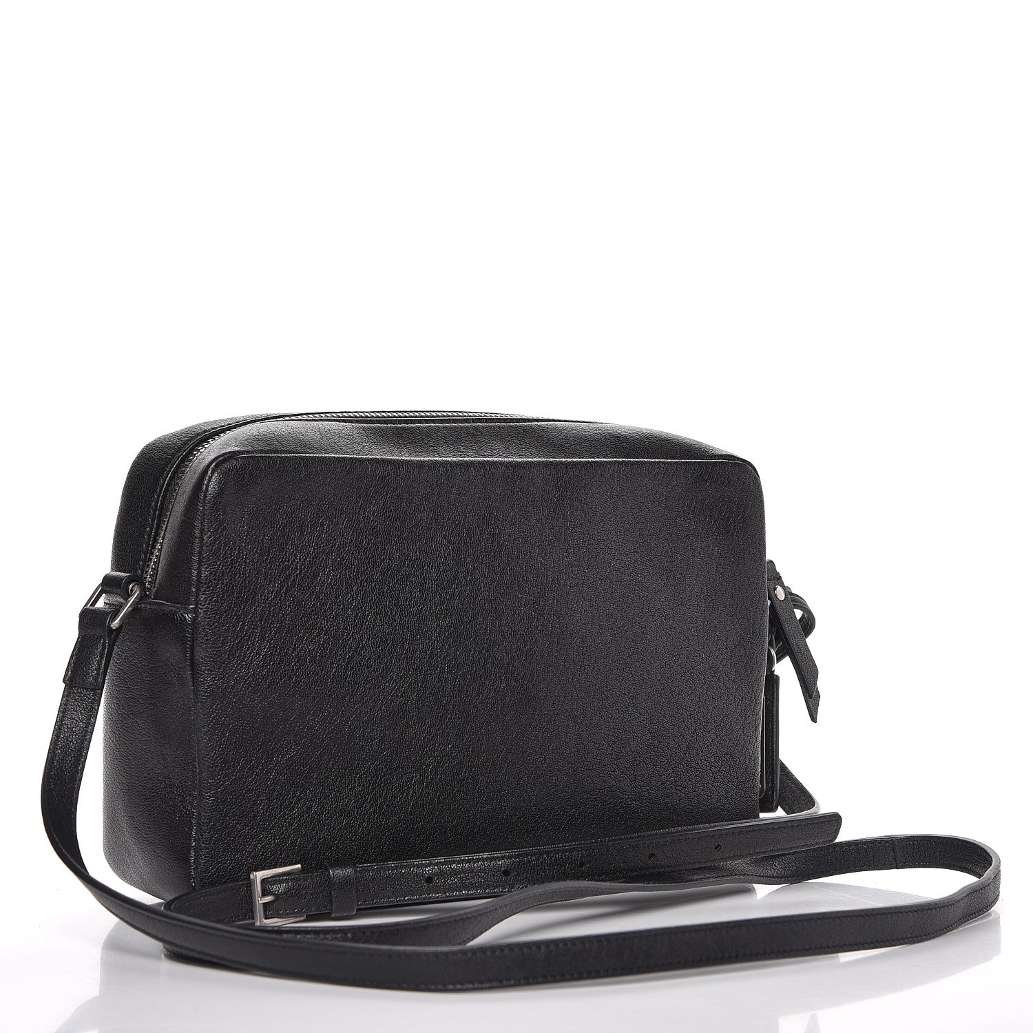 Saint Laurent Lambskin Monogram Small Lou Camera Bag Black 3 of 7