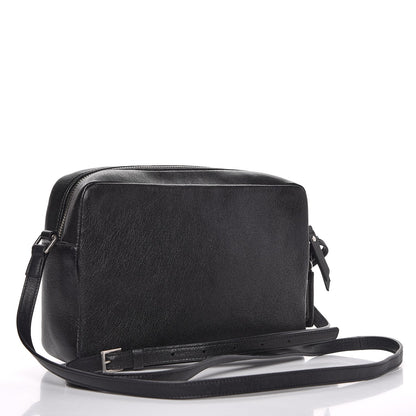 Saint Laurent Lambskin Monogram Small Lou Camera Bag Black 3 of 7