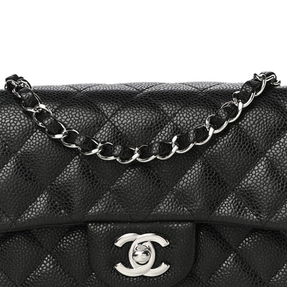 Chanel Caviar Quilted Mini Rectangular Flap Black 8 of 12
