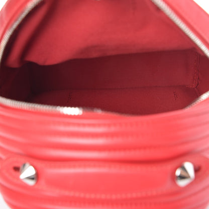 Fendi Shiny Nappa Trapuntata Mini Backpack Papavero 5 of 10