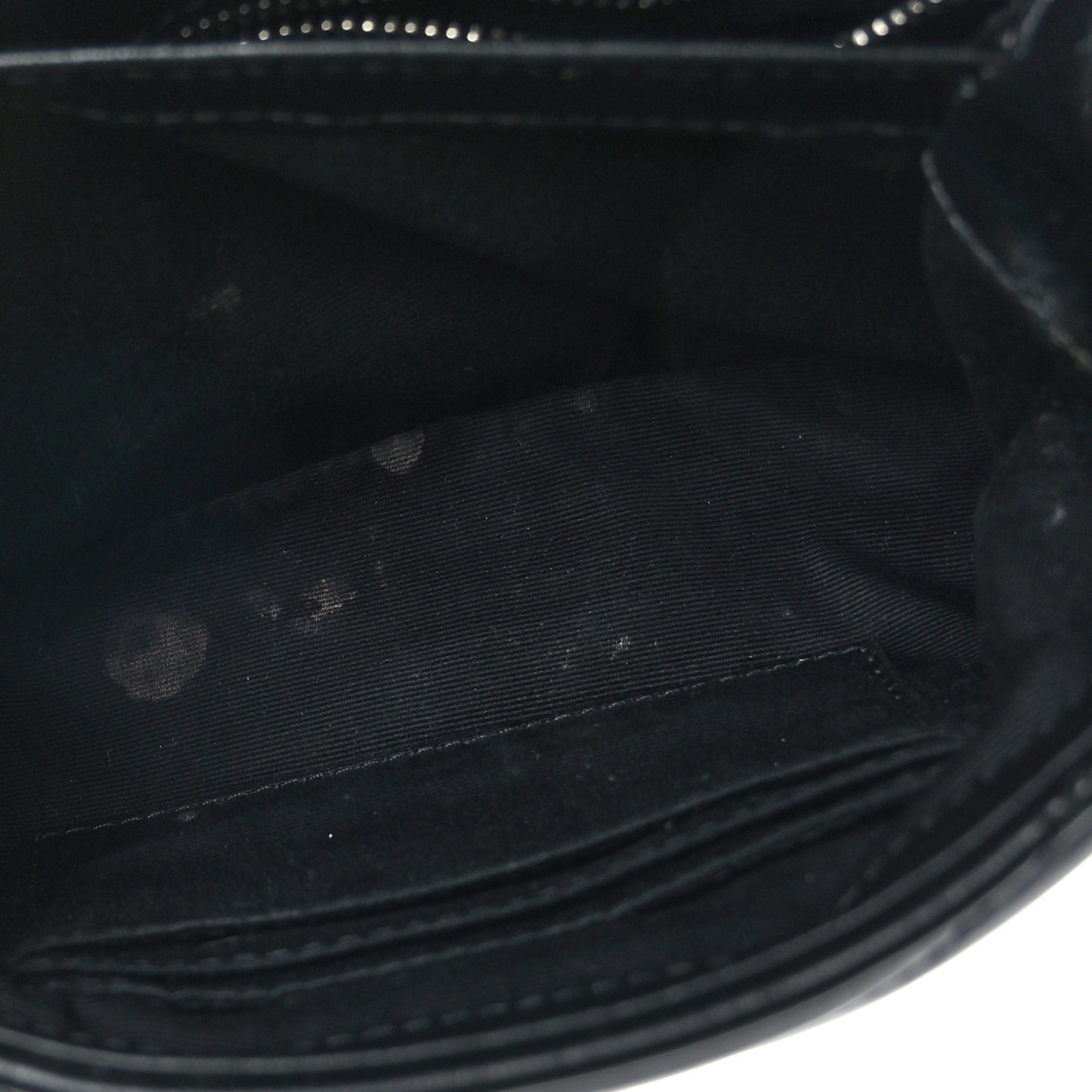 Calfskin Y Quilted Monogram Toy Loulou Crossbody Bag Black