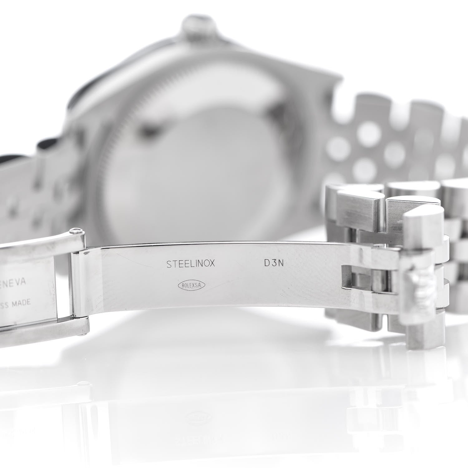 Rolex Stainless Steel 18K White Gold Diamond Mother of Pearl 31mm Oyster Perpetual Datejust Watch Roman 178274 7 of 8
