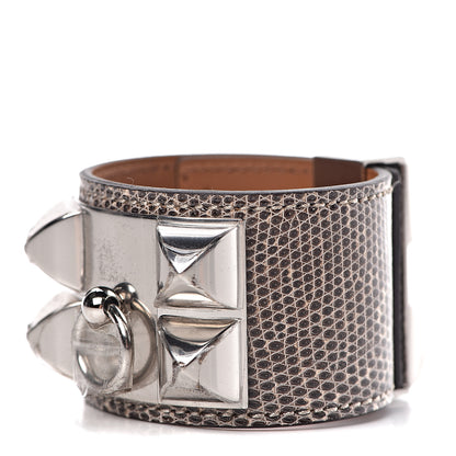 Hermes Lizard Collier De Chien CDC Bracelet S Ombre 1 of 7