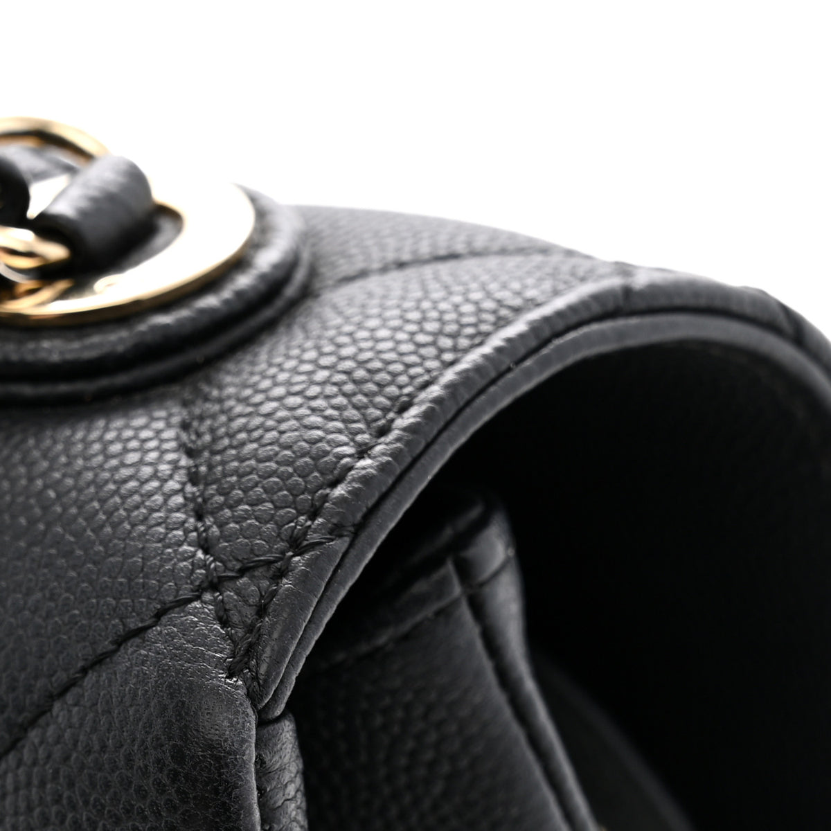 Caviar Quilted Medium Business Affinity Flap Black