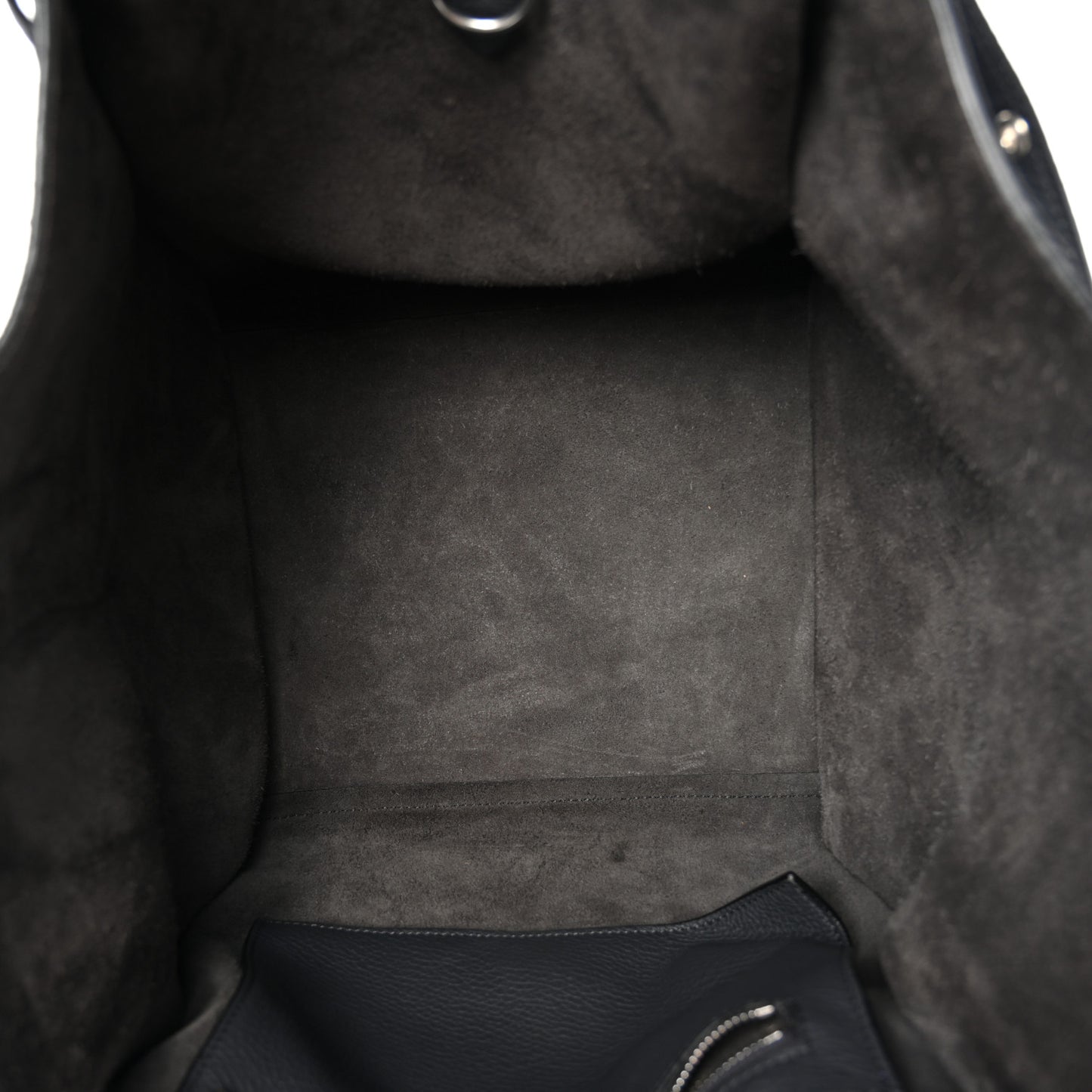 Supple Grained Calfskin Small Big Bag Anthractie