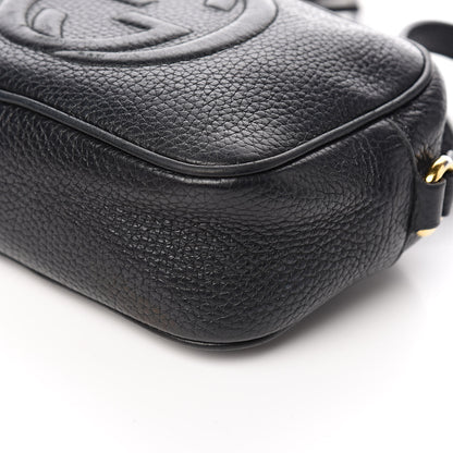 Gucci Pebbled Calfskin Mini Soho Disco Bag Black 9 of 10