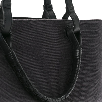 Loewe Canvas Calfskin Medium Anagram Tote Anthracite 10 of 10