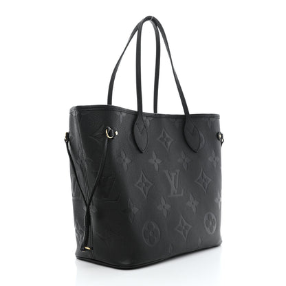 Louis Vuitton Empreinte Monogram Giant Neverfull MM Black 3 of 8