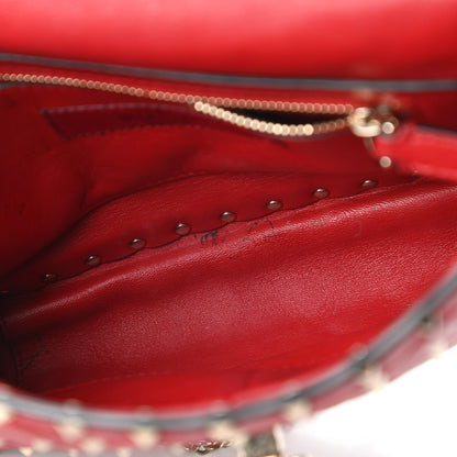 Valentino Garavani Nappa Medium Rockstud Spike Shoulder Bag Rosso Valentino 12 of 13