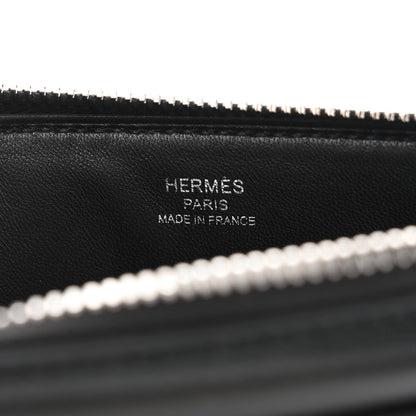 Hermes Tadelakt Kelly Cadena Clutch Black 6 of 12