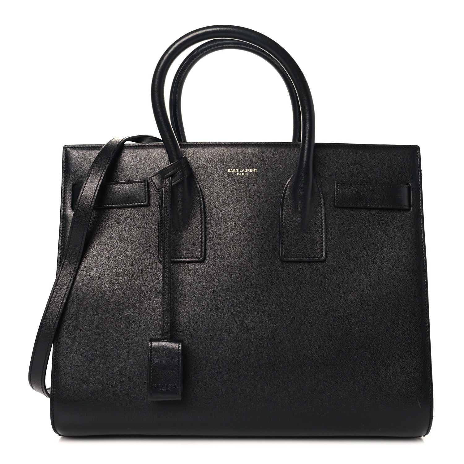Saint Laurent Calfskin Small Sac De Jour Black 1 of 12