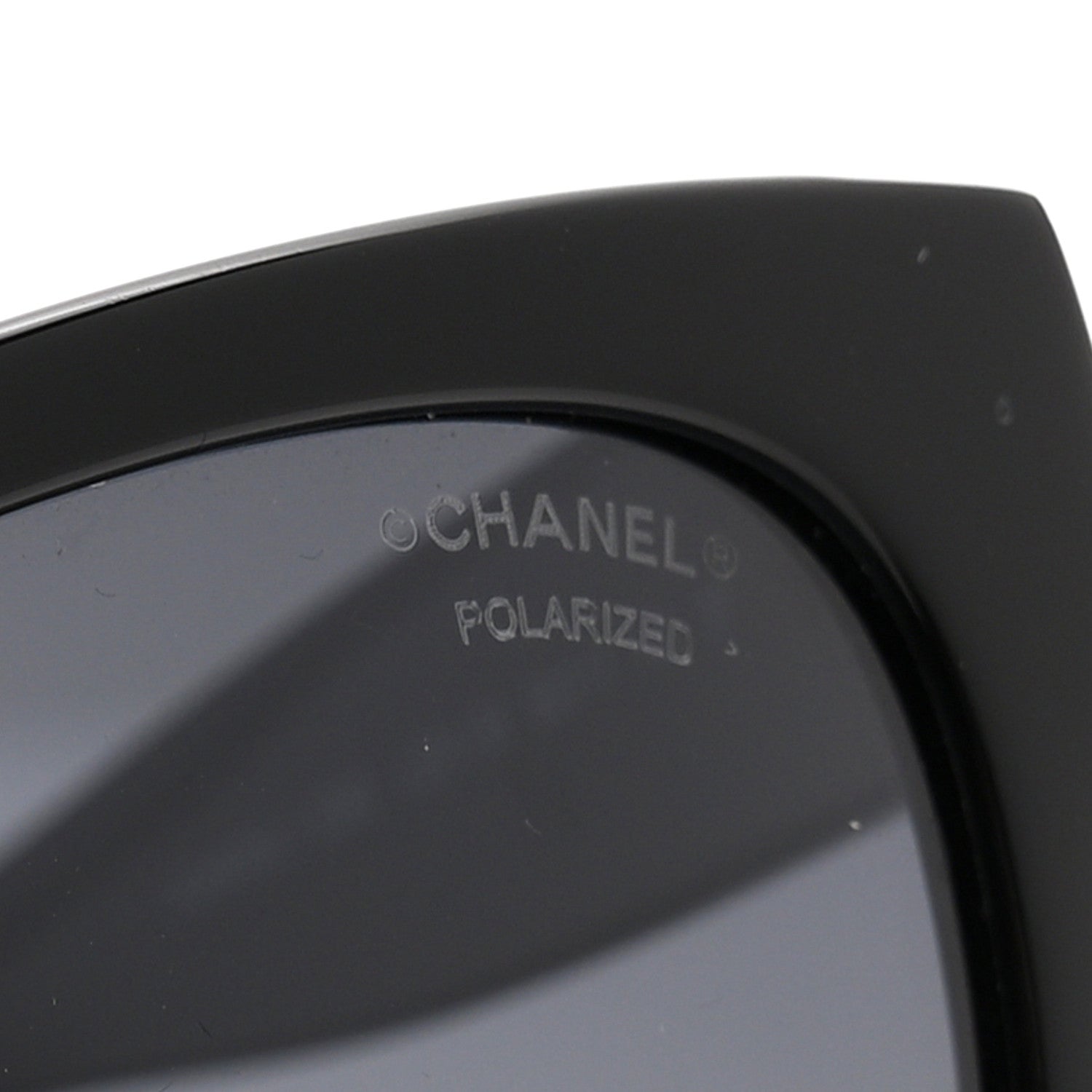 Chanel Acetate Polarized Square CC Sunglasses 5380 Black 7 of 8