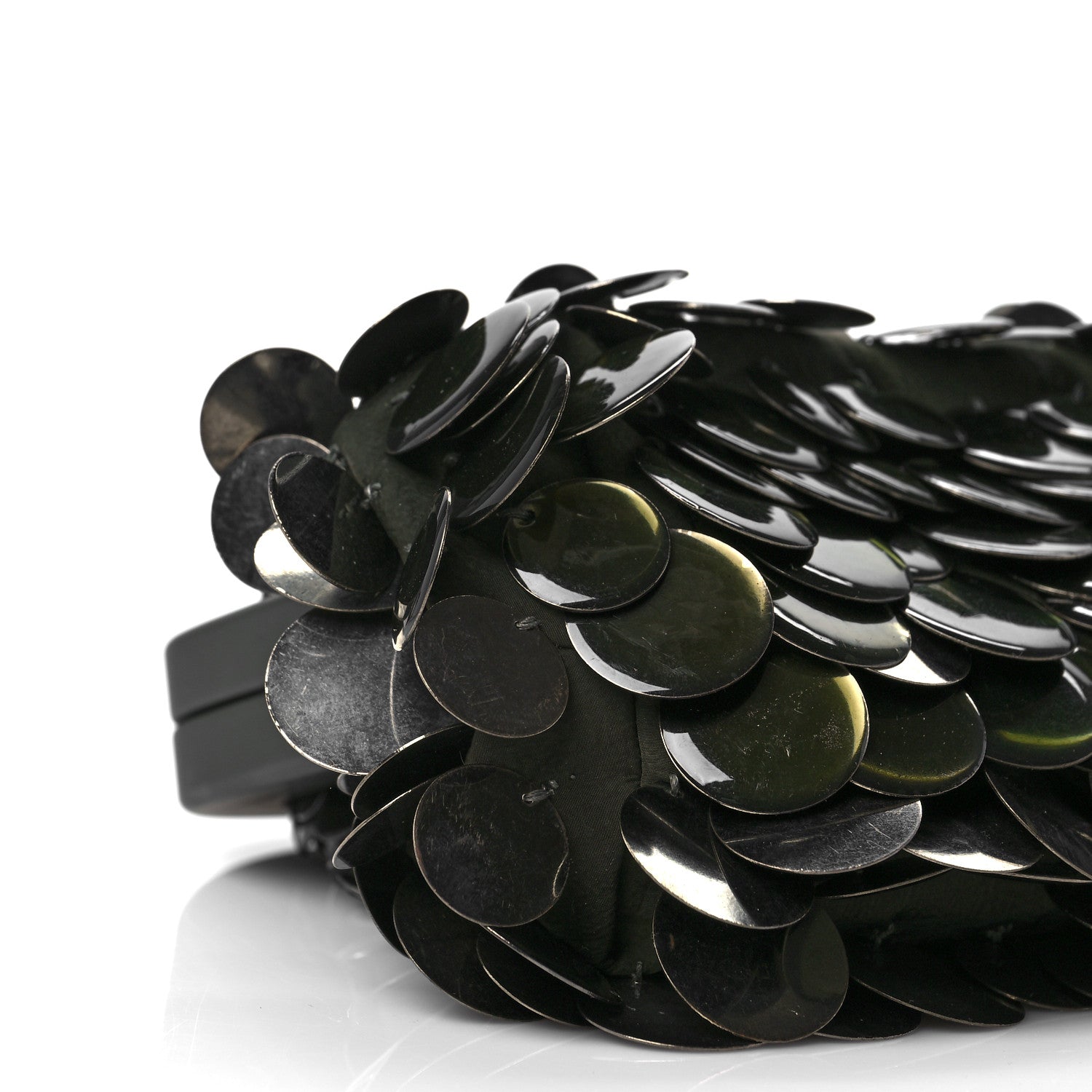 Bottega Veneta Paillette Small The Point Triangle Bag Camping 6 of 7