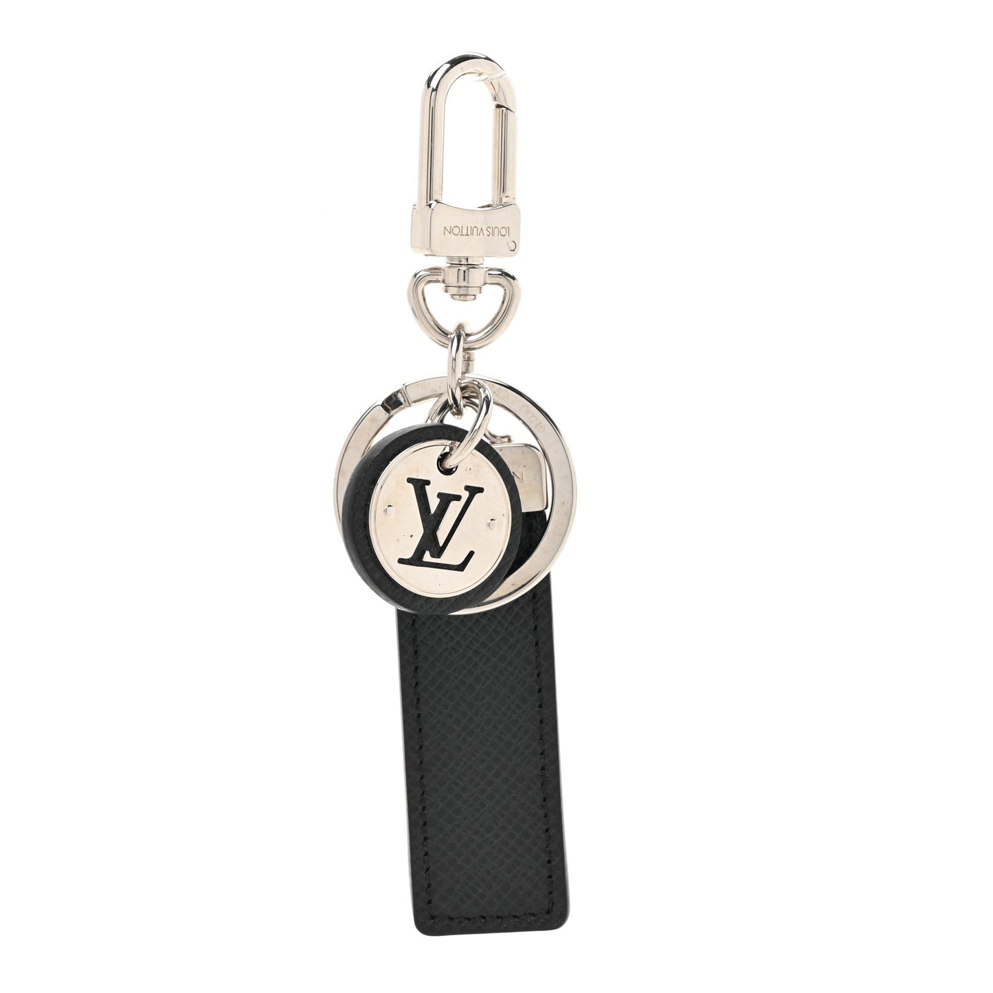 Taiga Calfskin LV Club Key Holder Ardoise