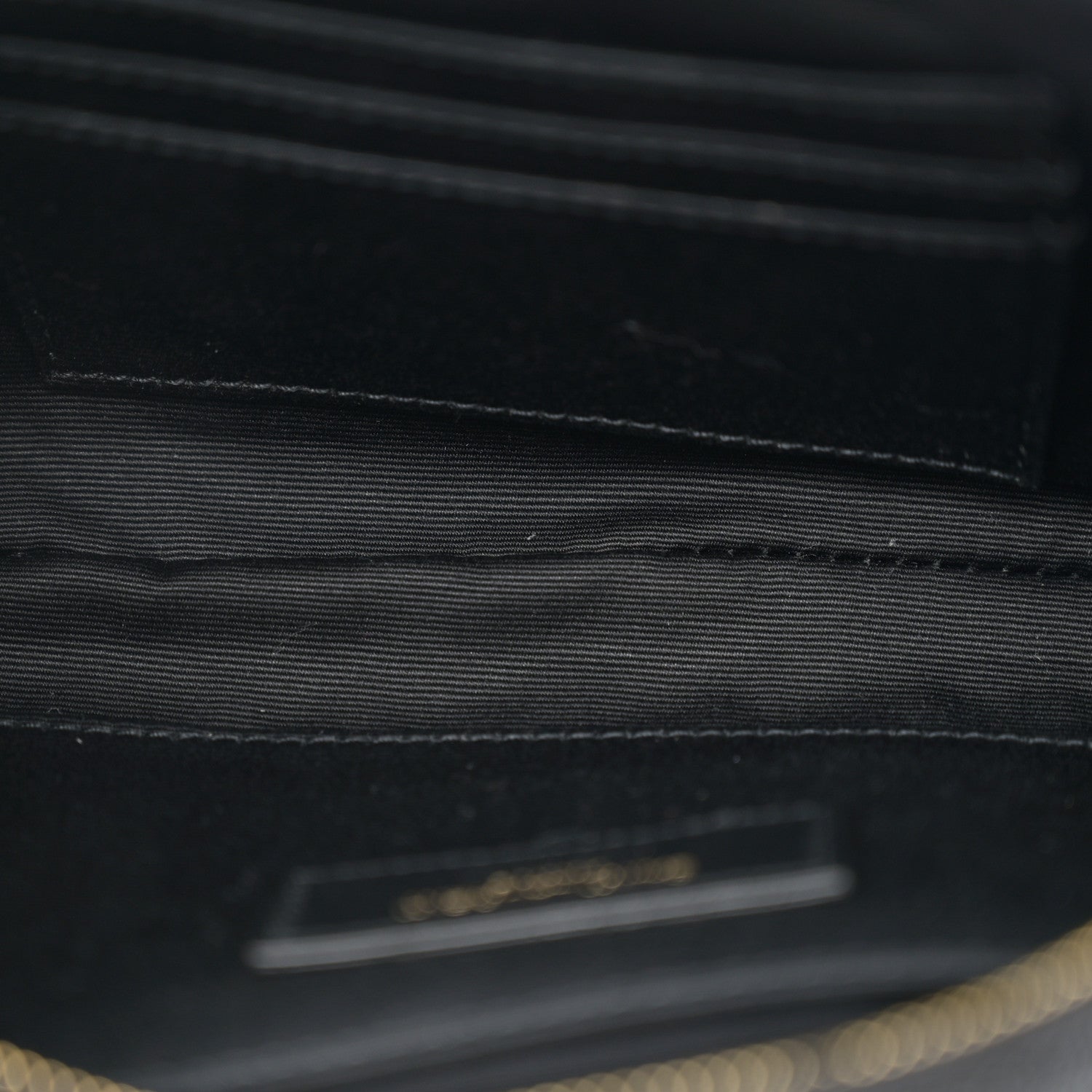 Saint Laurent Grain De Poudre Monogram Belt Bag Black 5 of 11