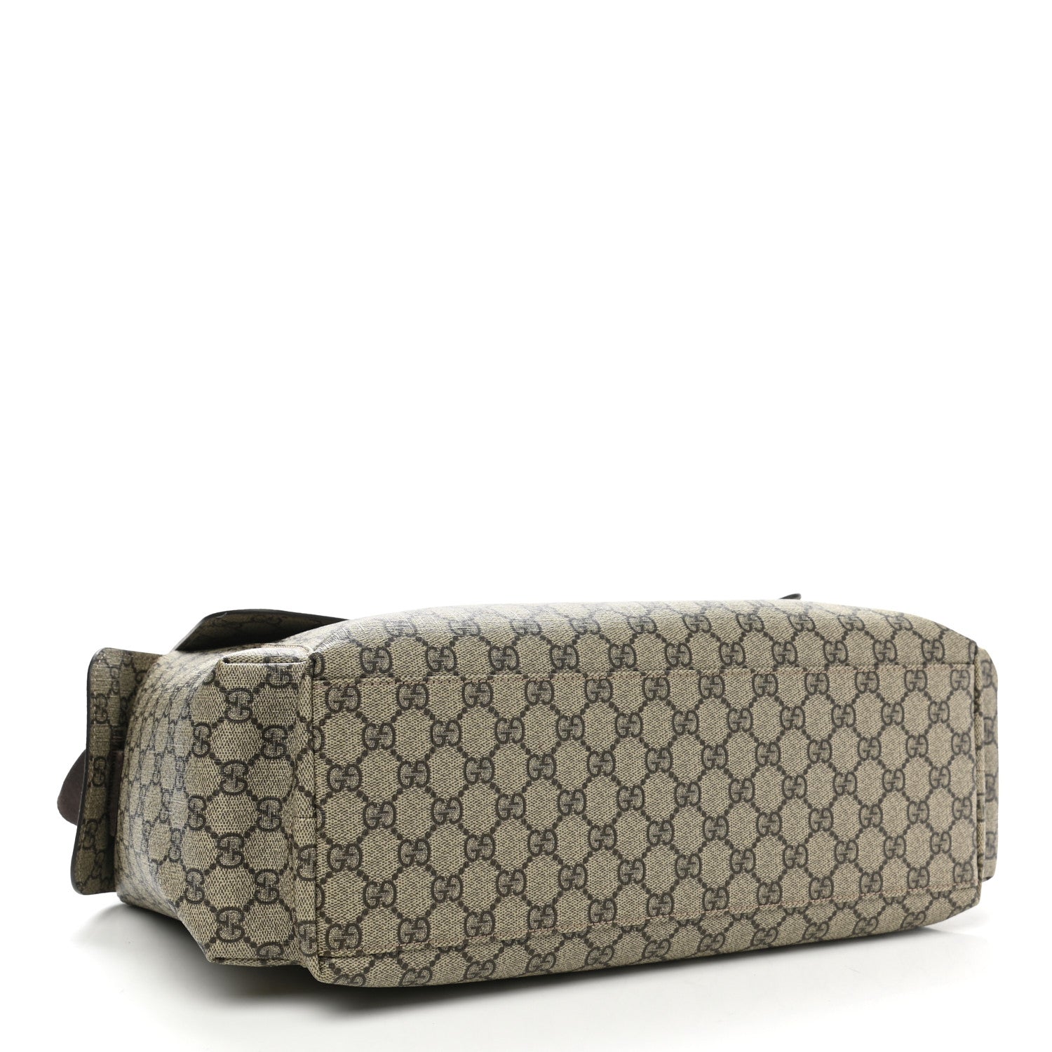 Gucci GG Plus Monogram Messenger Diaper Bag Dark Brown 5 of 11