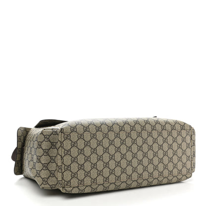 Gucci GG Plus Monogram Messenger Diaper Bag Dark Brown 5 of 11