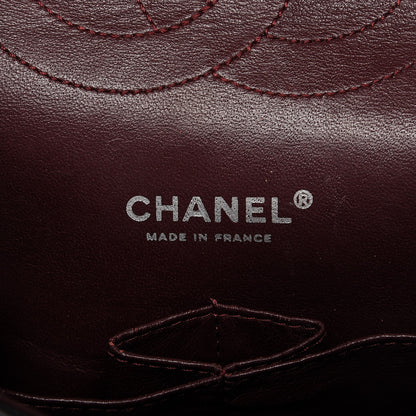 Chanel Aged Calfskin Quilted Accordion Double Flap Black 6 of 8
