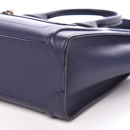 Celine Smooth Calfskin Nano Luggage Ink 9 of 13