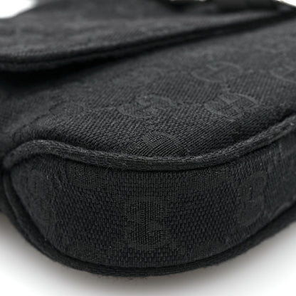 Gucci Monogram Medium Aperitivo Shoulder Bag  Black 8 of 9