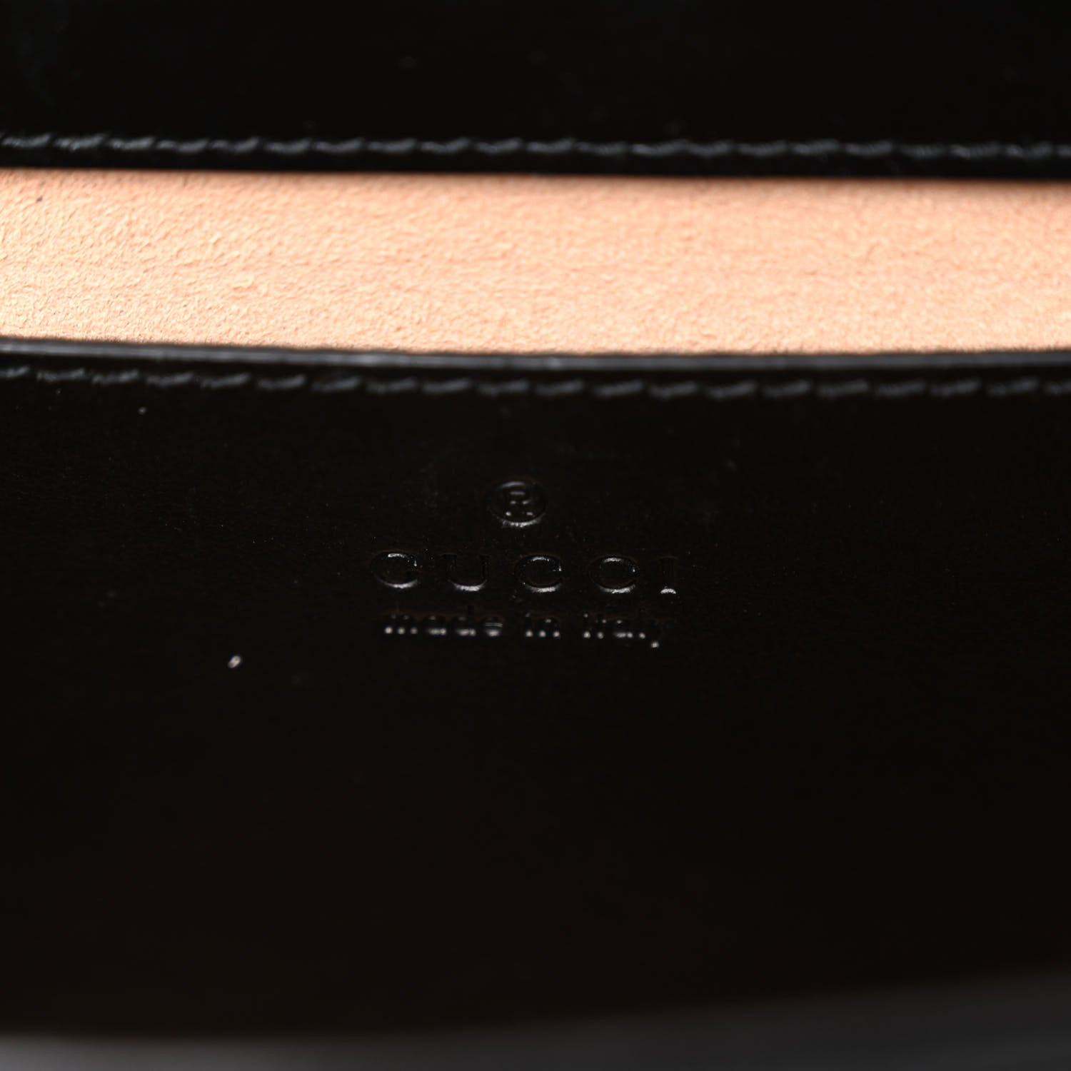 Gucci Calfskin Matelasse Aria Mini GG Marmont Shoulder Bag Black 6 of 10