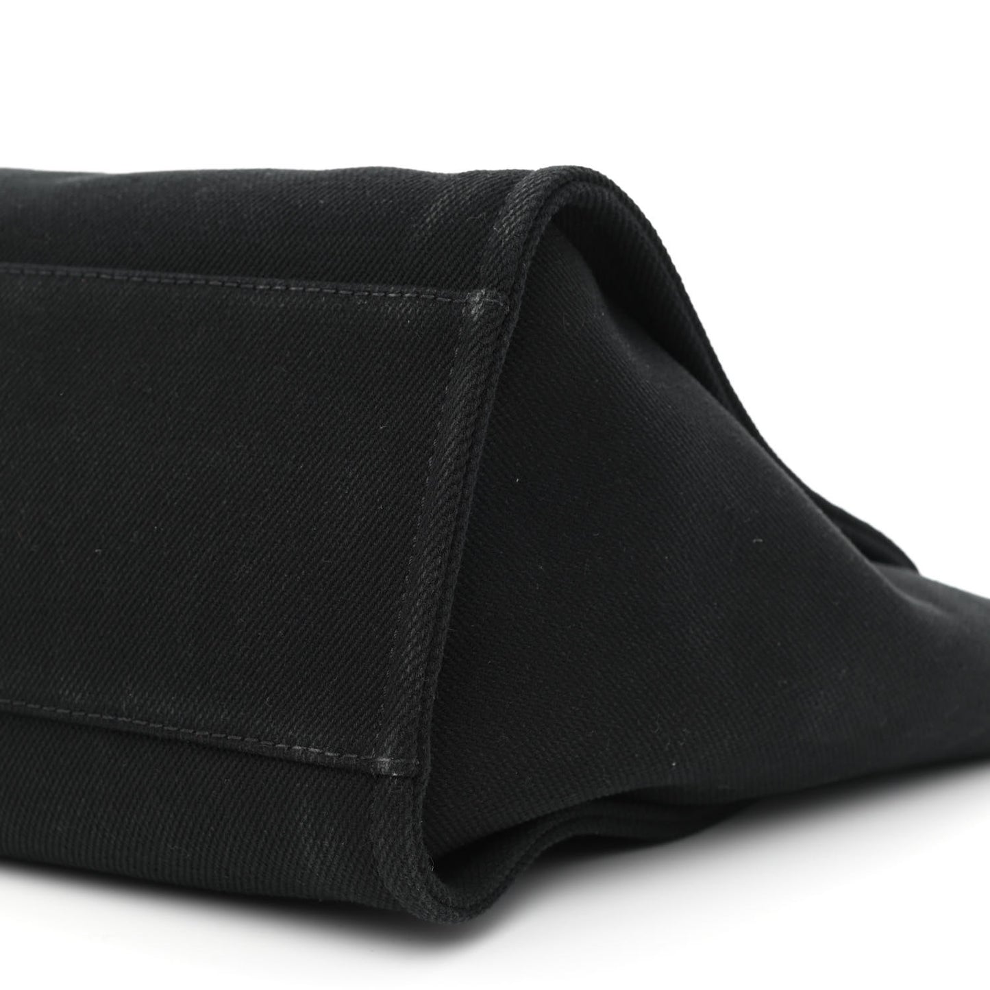 Canvas Pearl Medium Deauville Tote Black