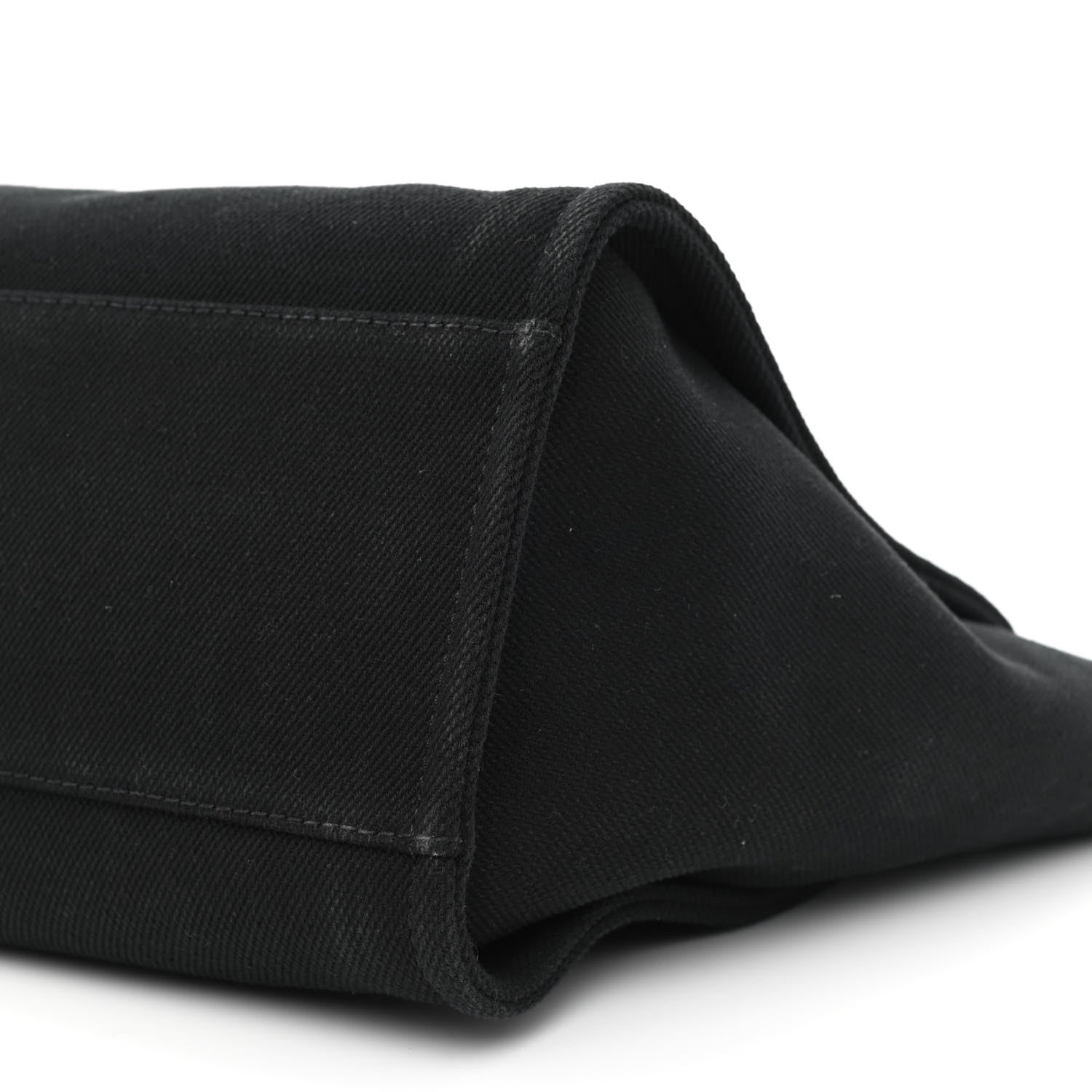 Chanel Canvas Pearl Medium Deauville Tote Black 9 of 14