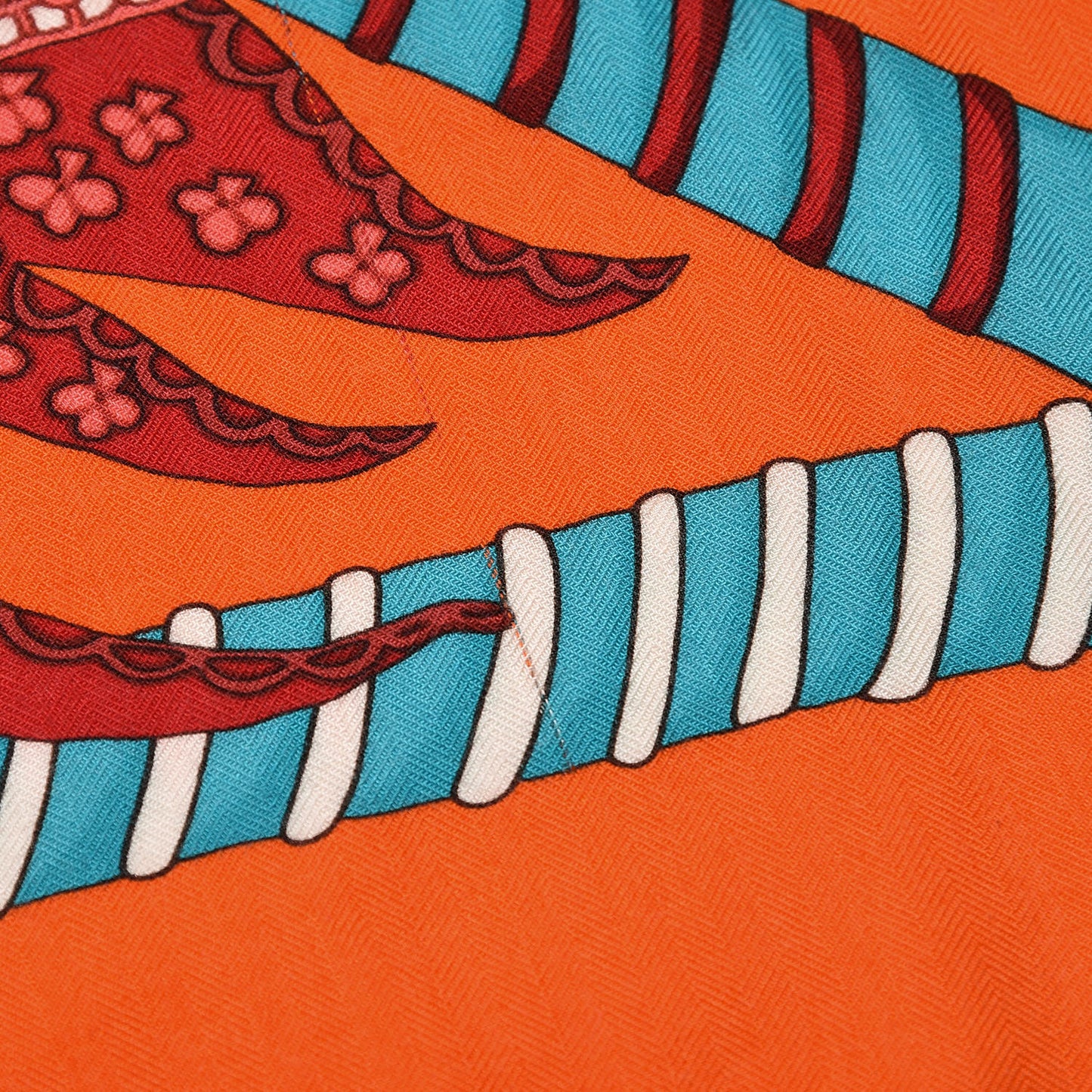 Cashmere Silk Etendards et Bannieres Shawl 140