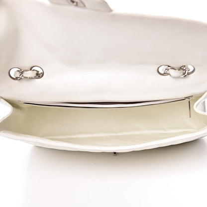 Chanel Lambskin Quilted Jumbo Single Flap White 4 of 19