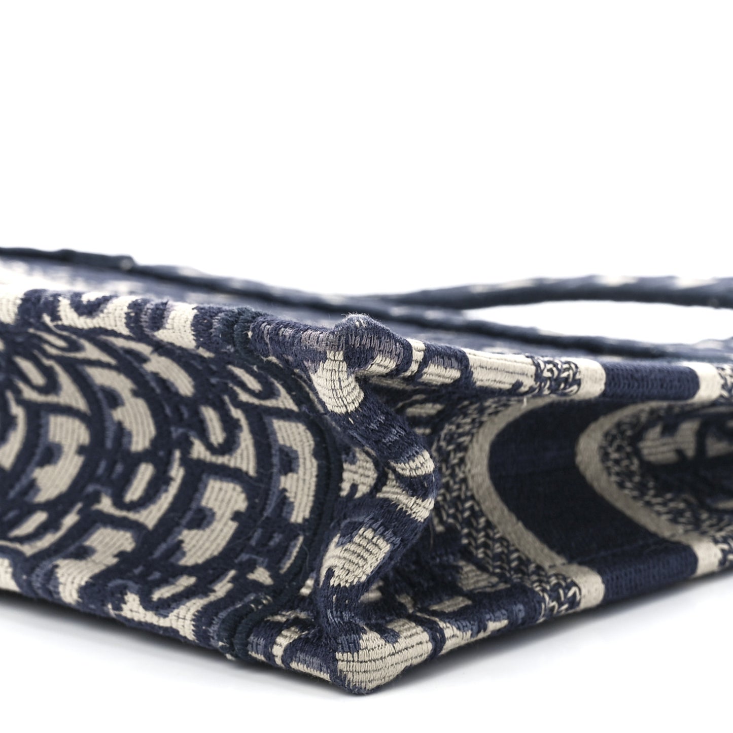 Oblique Mini Book Tote Blue Multicolor