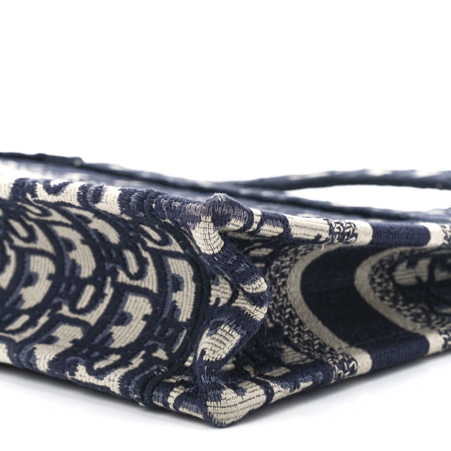 Christian Dior Oblique Mini Book Tote Blue Multicolor 10 of 10