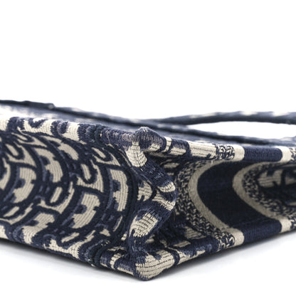 Christian Dior Oblique Mini Book Tote Blue Multicolor 10 of 10