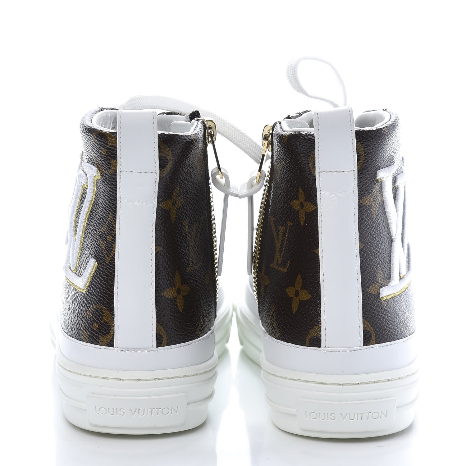 Louis Vuitton Patent Monogram Stellar Sneaker Boots 37.5 4 of 9