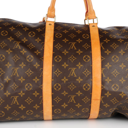 Louis Vuitton Monogram Keepall Bandouliere 55 10 of 11