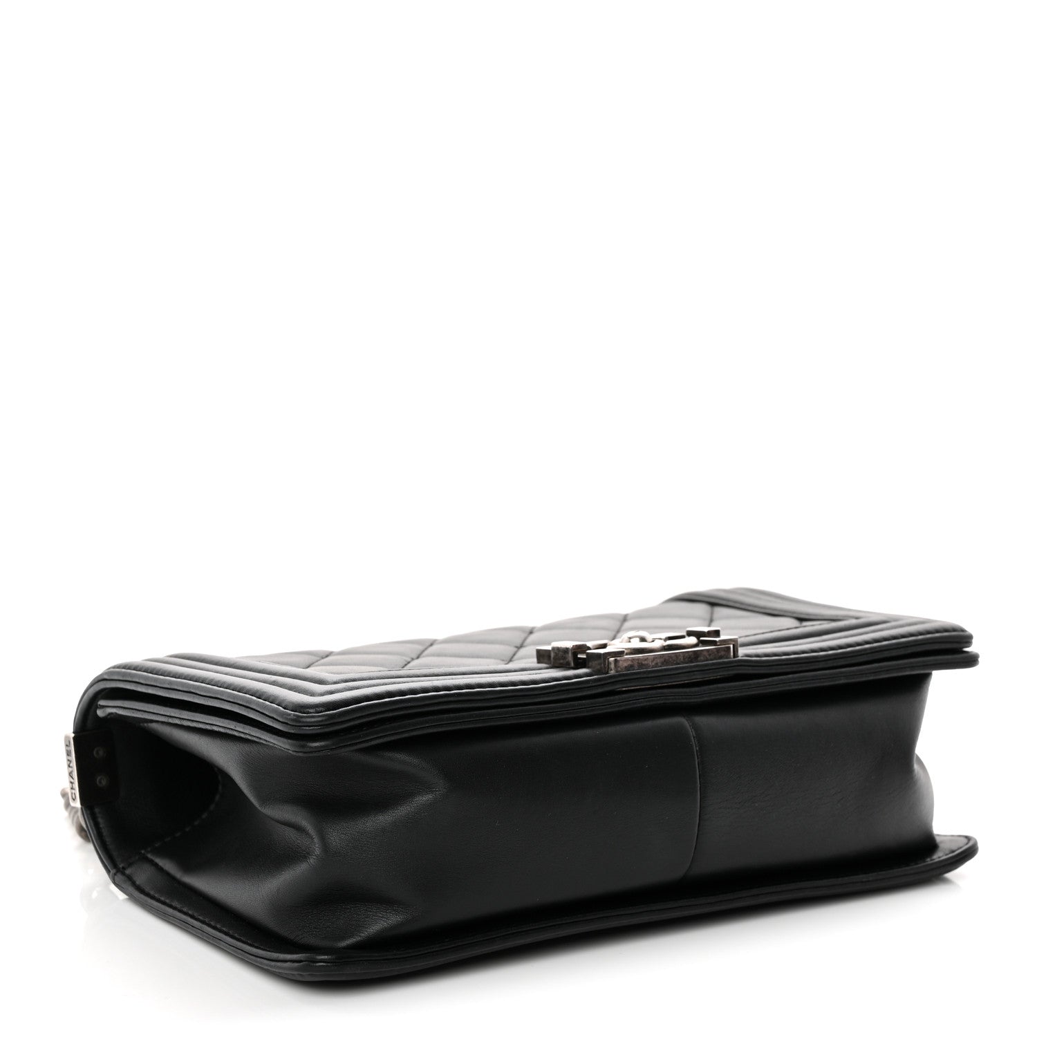 Chanel Calfskin Quilted Medium Boy Flap Black 4 of 12