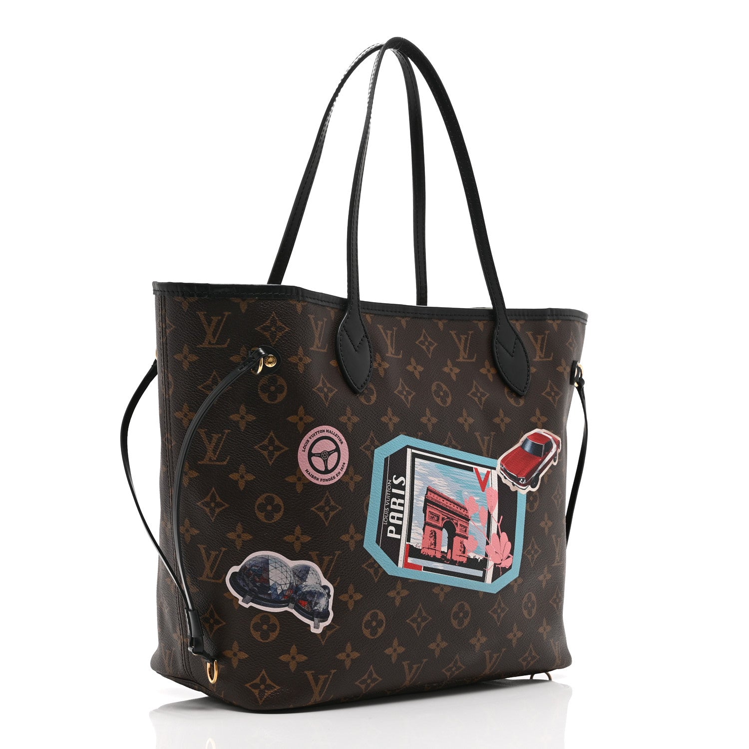 Louis Vuitton Monogram My LV World Tour Neverfull MM 4 of 11