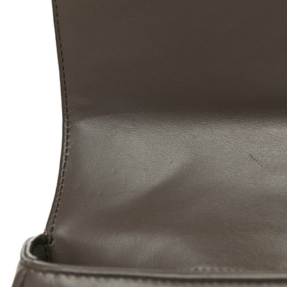 Prada Soft Calfskin Impunture Diagramme Large Chain Flap Shoulder Bag Bambu 15 of 19