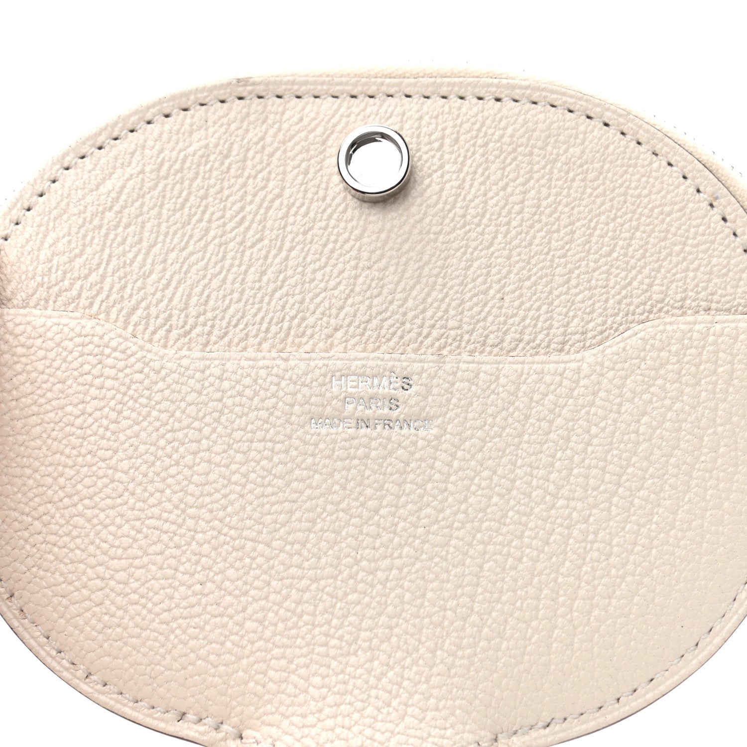 Hermes Chevre Mysore In-The-Loop Wink Card Holder Nata Jaune Bourgeon Cuivre 6 of 7