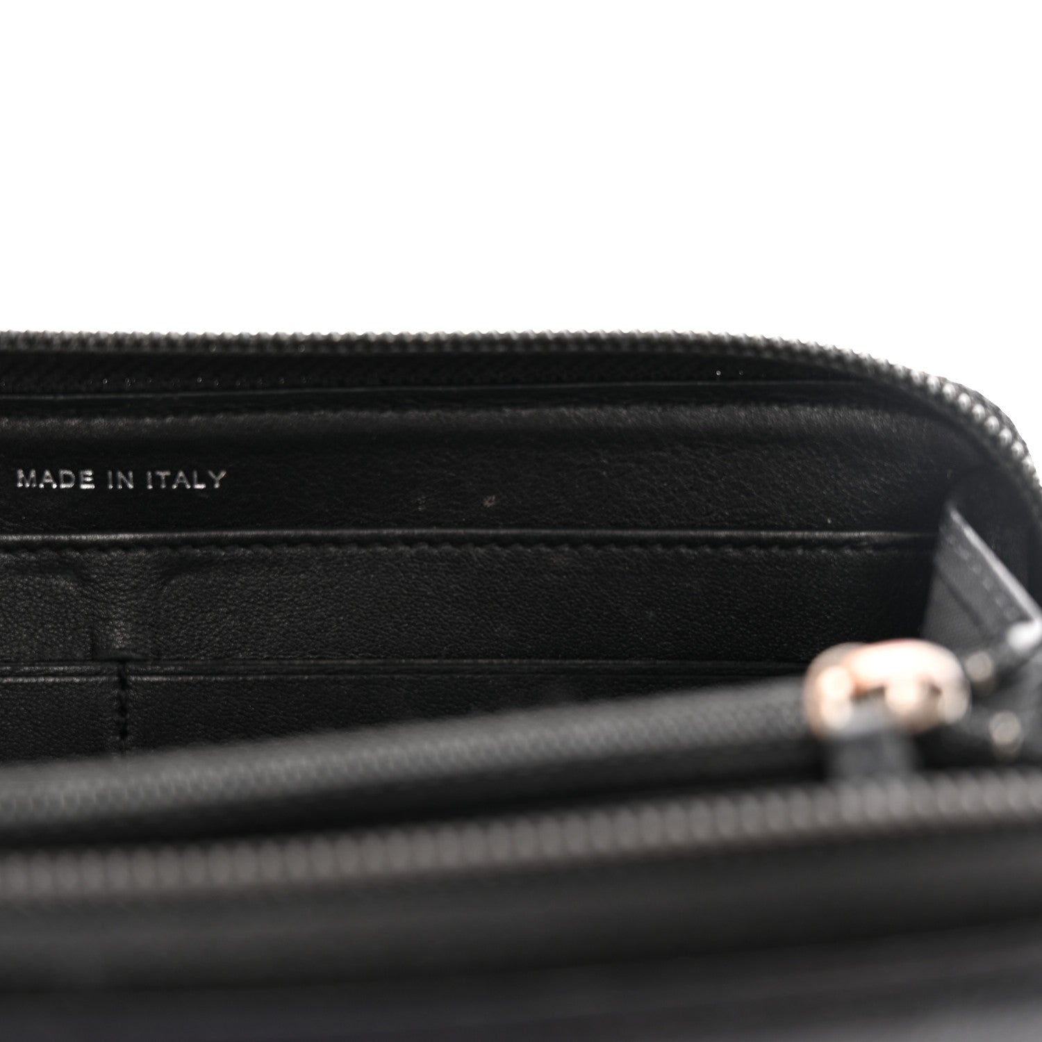 Chanel Caviar Large Timeless CC Zip Around Wallet Black 13 of 24