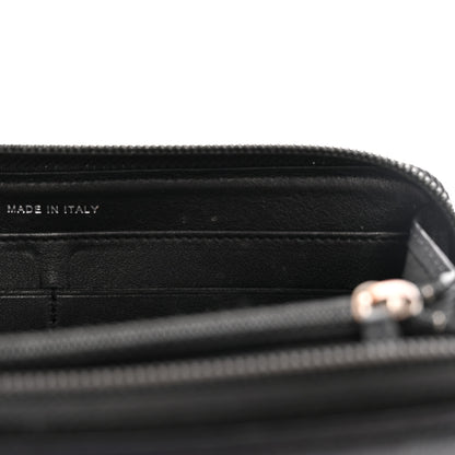Chanel Caviar Large Timeless CC Zip Around Wallet Black 13 of 24
