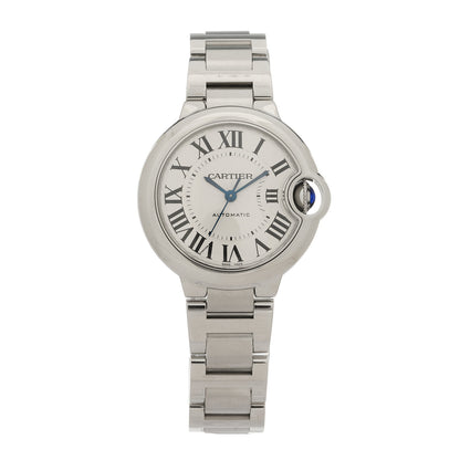 Cartier Stainless Steel 33mm Ballon Bleu De Cartier Automatic Watch 1 of 5