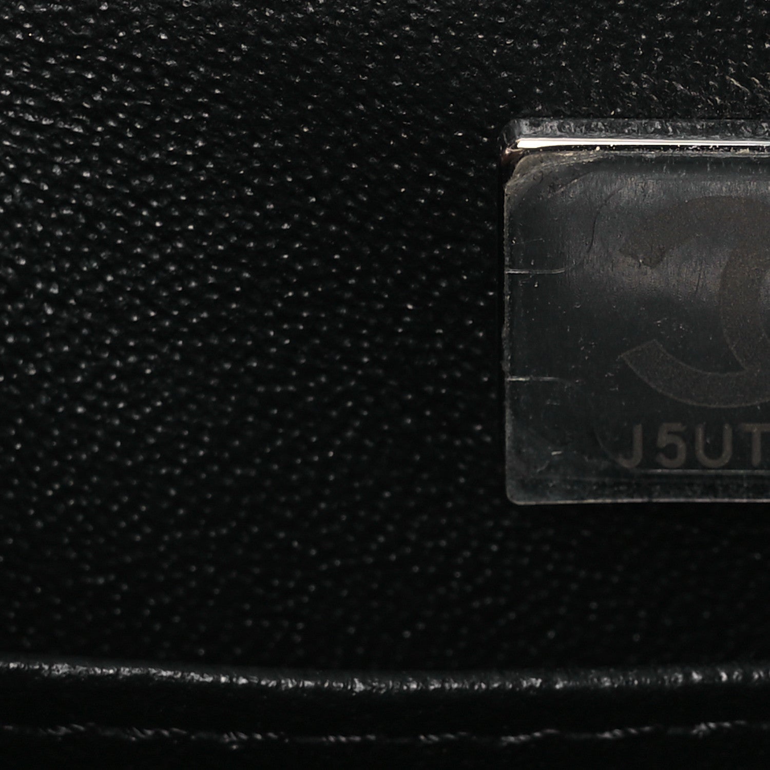 Chanel Caviar Quilted Small Top Handle Vanity Case With Chain Black 7 of 10