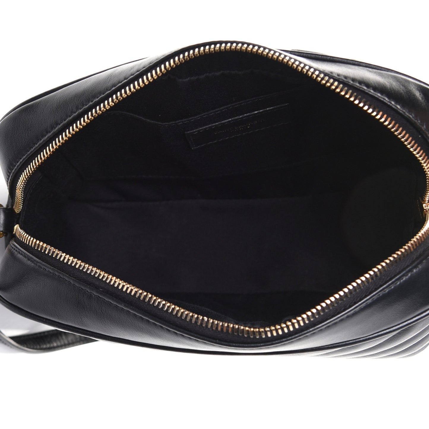 Calfskin Matelasse Monogram Lou Camera Bag Black